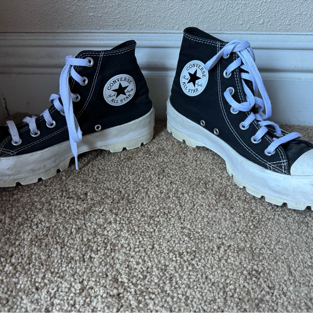 Converse High-Top Sneakers - Black and White